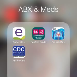 Apps for Medications and Antibiotics