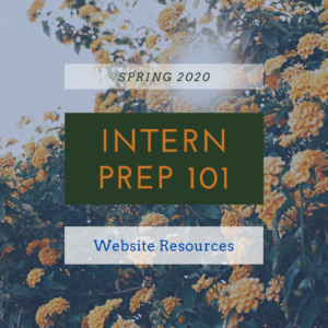 Website Resources for Interns